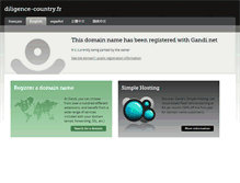 Tablet Screenshot of diligence-country.fr